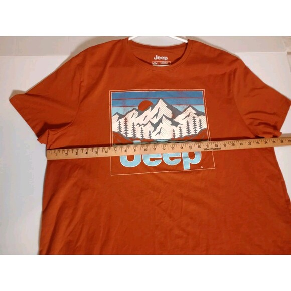 Jeep Wrangler 4x4 Overland Burnt Orange Mens T-Shirt Size XXL 2XL - Picture 4 of 5